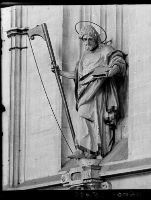 Salem Münster - Klosterkirche Maria Himmelfahrt Mittelschiff Apostelstatue