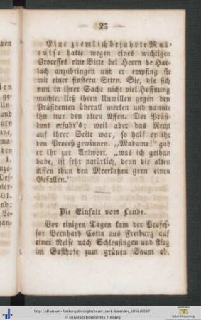 Die Einfalt vom Lande.