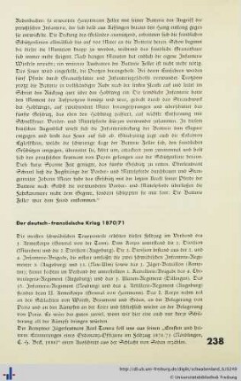 Der deutsch-französische Krieg 1870/71.