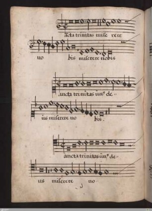 [Antoine de Févin] : Sancta trinitas, unus deus