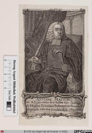 Bildnis Antoine Matthieu