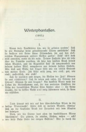 Winterphantasien. (1843.)