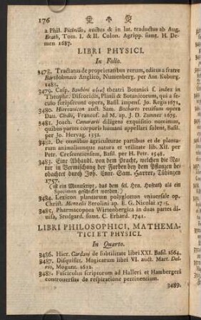 Libri Philosophic. Mathematici et Physici, ad Logicam, Metaphysica...