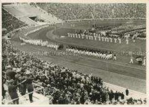 Eröffnungsfeier der Olympischen Spiele 1936 in Berlin