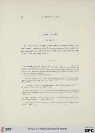 Chapitre IV: Verres