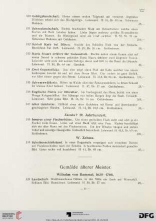 Gemälde älterer Meister (Nr. 320-376)