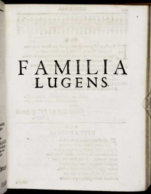 Familia Lugens.