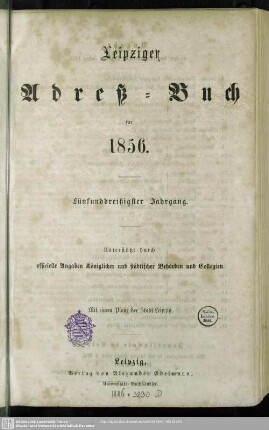 35.1856: Leipziger Adreß-Buch