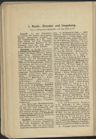 1. Route: Dresden und Umgebung