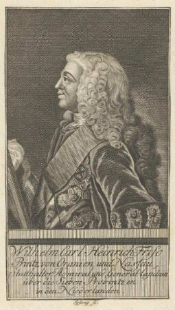 Bildnis von Wilhelm Carl Heinrich Friso, Prinz von Oranien und Nassau