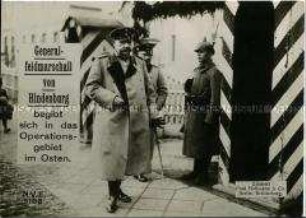 Paul von Hindenburg an der Ostfront