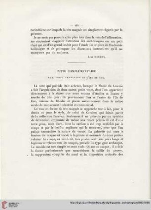 6: Note complémentaire sur deux aryballes de l'ile de cos