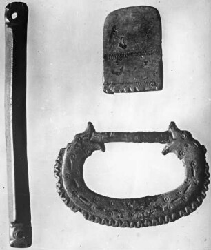Spätrömische Gürtelbeschläge aus Bronze