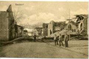 Deutsche Soldaten in Raucourt