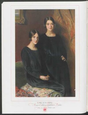 Retrato de las señoritas Maria Esther y Leopoldina Badino