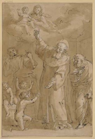 Der heilige Nikolaus von Bari erweckt drei Knaben zum Leben
