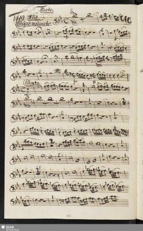 1419. Aria: Cara voce del mio bene / Anonymus
