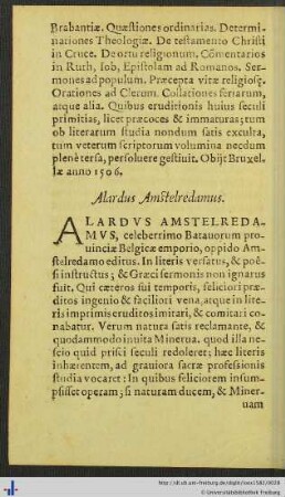 Alardus Amstelredamus