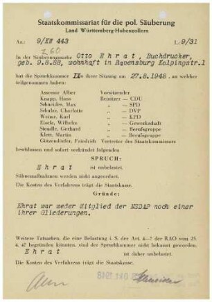 Ehrat, Otto