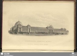 International Exhibition Of 1862. South Front - Entrance to Picture Galleries