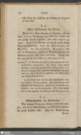 §. 9. Schmelzbarkeit der Steinarten