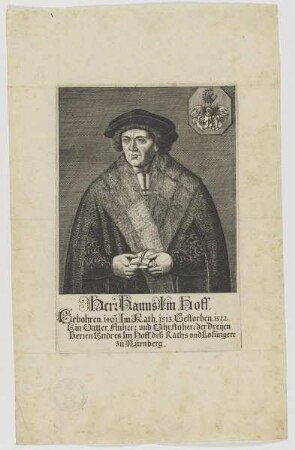 Bildnis des Hanns Imhoff