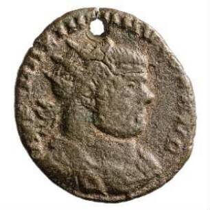 Münze, Follis (Follaro), 297 - 298 n. Chr.