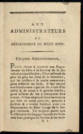 3-8, Aux Administrateurs...
