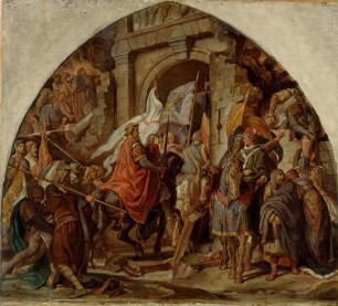 Der Einzug Karls des Großen in Pavia