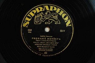 Prodaná nevěsta : arie z II. jednání "Jak možná věřit" / Bedřich Smetana; Libreto Karel Sabina