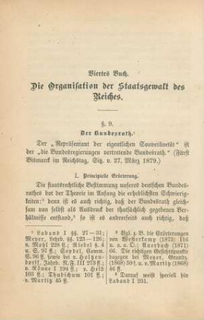Viertes Buch. Die Organisation der Staatsgewalt des Reiches