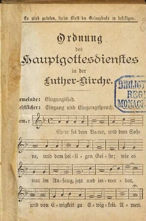 Evangelisches Gesangbuch : nach Zustimmung der Provinzialsynode vom Jahre 1884 zur Einführung in der Provinz Brandenburg