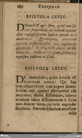 Epistola LXXXVI.