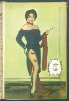 Diana Lupe (del elenco del teatro Maipo) - [Fotografía]