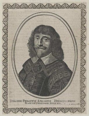 Bildnis des Iohannes Philippvs, Erzbischof von Mainz