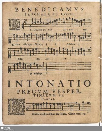 Benedicamus Paschale, à 5
