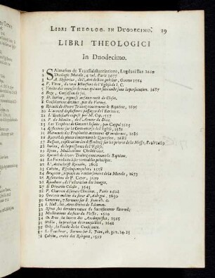 19-23 Libri Theologici in Duodecimo