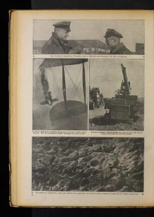 Unser berühmter Kampfflieger Rittmeister Frhr. v. Richthofen und Leutnant d. R. Klein im Gespräch.