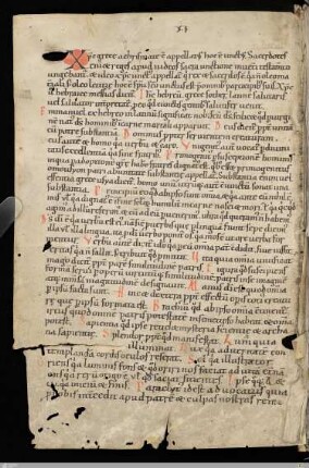 Isidorus Hispalensis : De filio dei (Etymologiae VII2). Hrabanus Maurus : In honore sanctae crucis