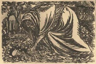 Kindertod : Kindertod. Holzschnitt; 238 x 360 mm (1919; E. Barlach)