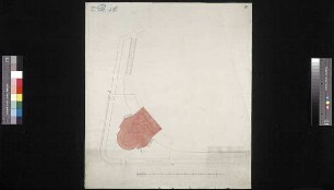Grundriss der Jungfernbastion mit dem Belvedère und dem Promenadenweg