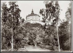 Friedland in Böhmen (Frýdlant v Cechách/Tschechische Republik). Blick zum Schloss
