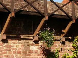 Teil der historischen Stadtmauer, Michelstadt/Odenwald