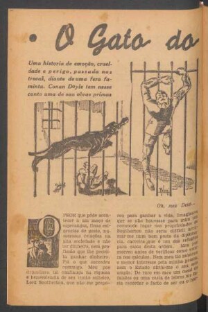 O gato do Matto : Uma historia de emoção, crueldade e perigo, passada nas trevas, diante de uma fera faminta. Conan Doyle tem nesse conto uma de sua obras primas. [Novella completa]