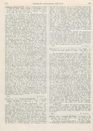 571 [Rezension] Freiburger Diözesan-Archiv. N. F., 26. Bd