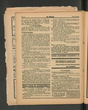 Siedler-Gemeinschaft Langenhorn e.V. Ordentliche Hauptversammlung