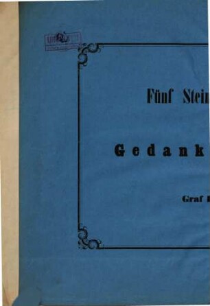 Fünf Steindruck-Tafeln zum Gedankenzettel von Graf Einsiedel : (Hufbeschlag.)