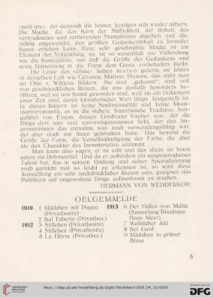 Oelgemaelde (Nr.1-37)