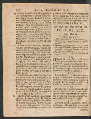 Titulus XIX. De Usuris