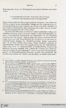 1.b. Freundschaft und Liebe, Verwandtschaft und Treue. Alternative oder komplementäre Deutungsmuster?
